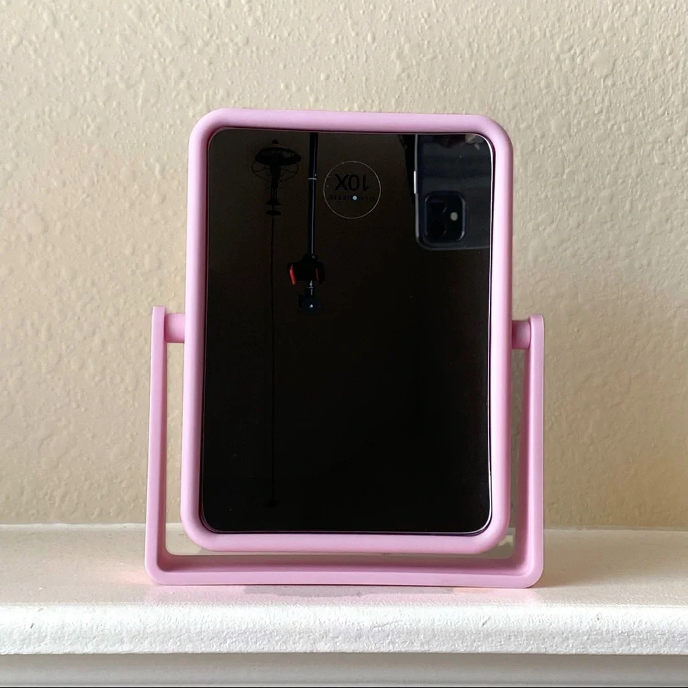 Pastel pink mini mirror